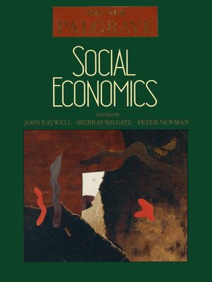 cover image of Social Economics